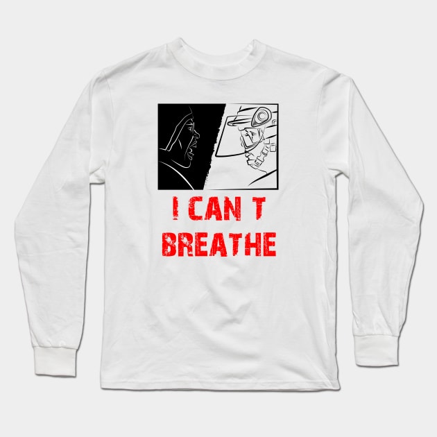 I can not breathe, protests in the USA Long Sleeve T-Shirt by vecras